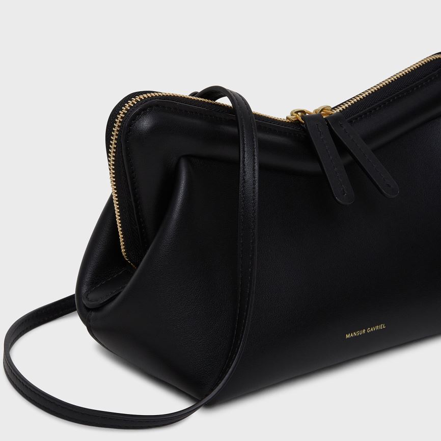 Women's Mansur Gavriel Mini M Frame Crossbody Bags Black | AU 4217VH